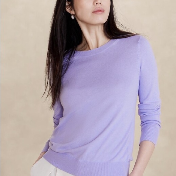 Banana Republic Lavender Women's Sweater - Picture 1 of 4